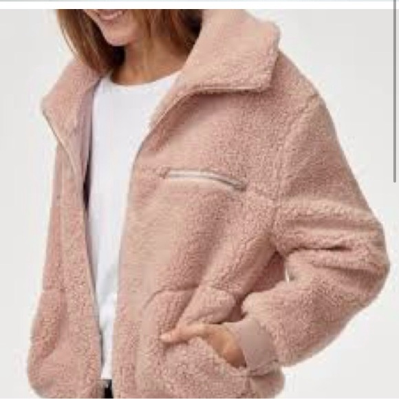 Philosophy Jackets & Blazers - PHILOSOPHY PINK TEDDY COAT
